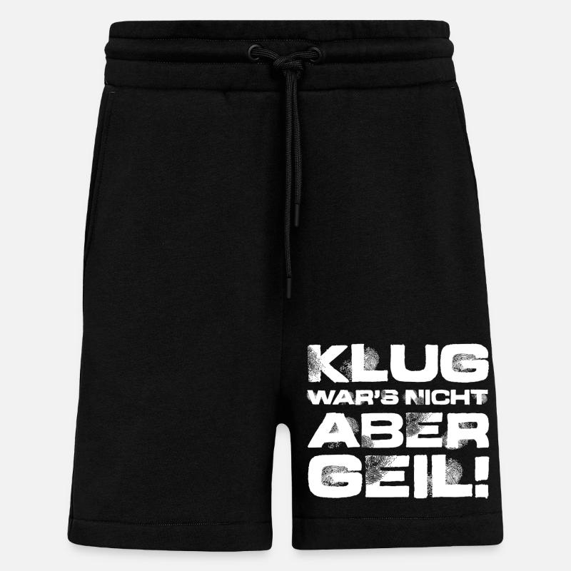 Klug wars nicht - Shorts - made by SPREAD - SOLID BLACK