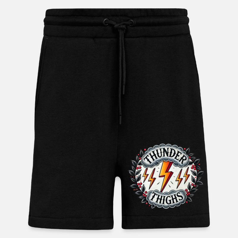 Donner-Oberschenkel - Shorts - made by SPREAD - SOLID BLACK