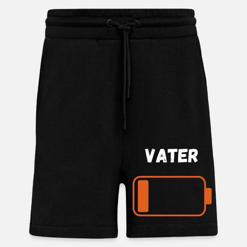 Vater auf Reserve - Shorts - made by SPREAD - SOLID BLACK