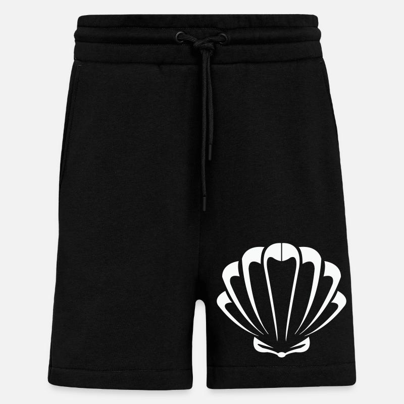 shell - Shorts - made by SPREAD - SOLID BLACK