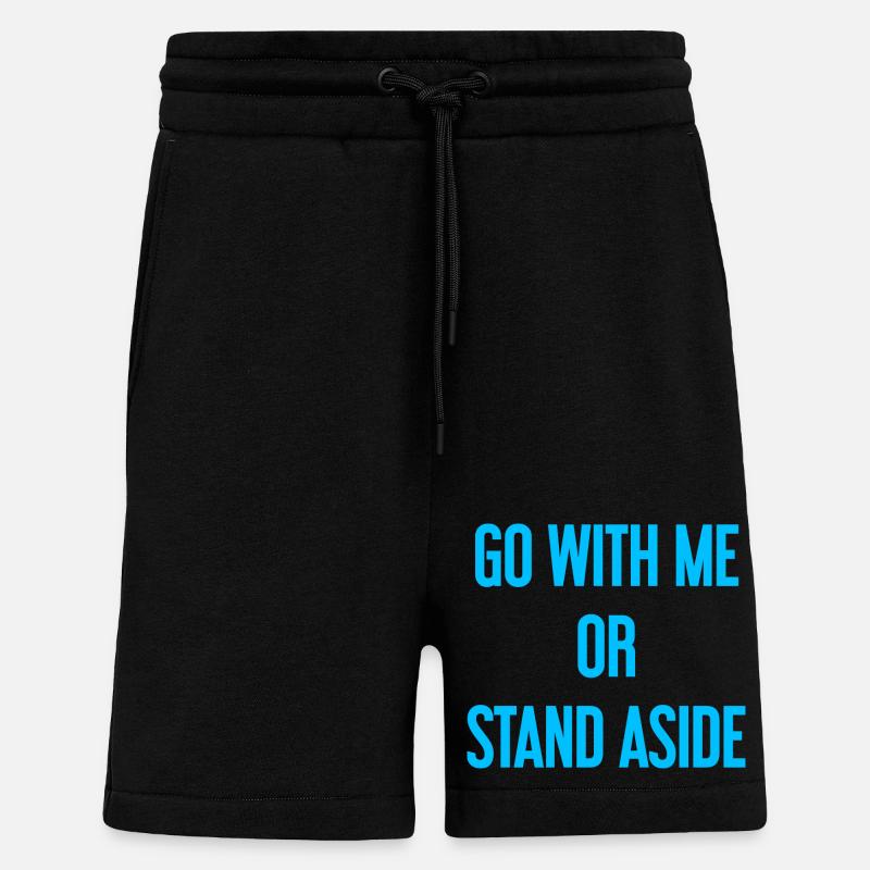 Geh mit oder beiseite - Shorts - made by SPREAD - SOLID BLACK