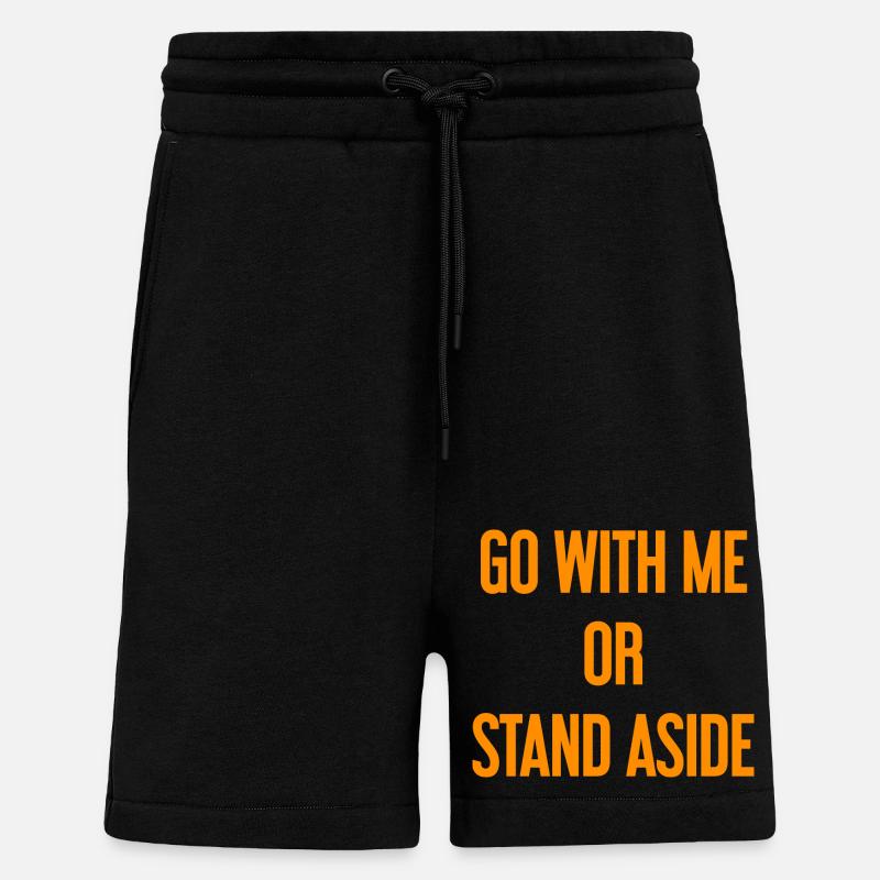 Geh mit oder beiseite - Shorts - made by SPREAD - SOLID BLACK