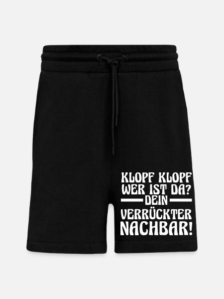 Nachbarschaft Bester Nachbar - Shorts - made by SPREAD - SOLID BLACK
