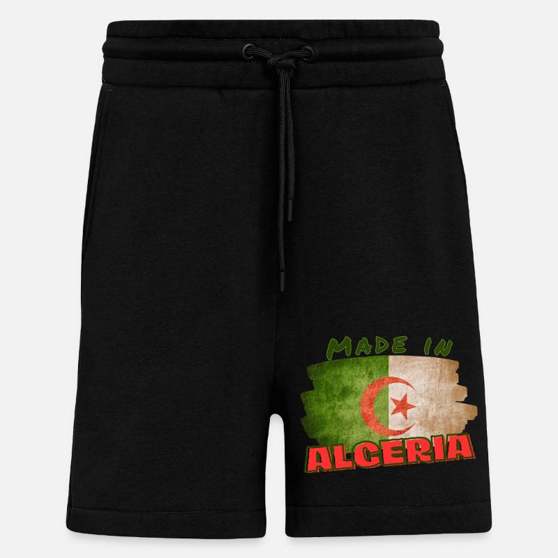 Hergestellt in Algerien - Shorts - made by SPREAD - SOLID BLACK