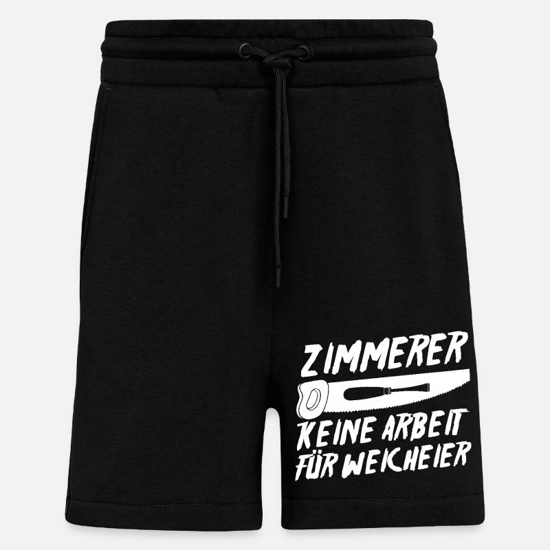 Charpentier Charpentier - Short bio décontracté fabriqué en UE - SOLID BLACK