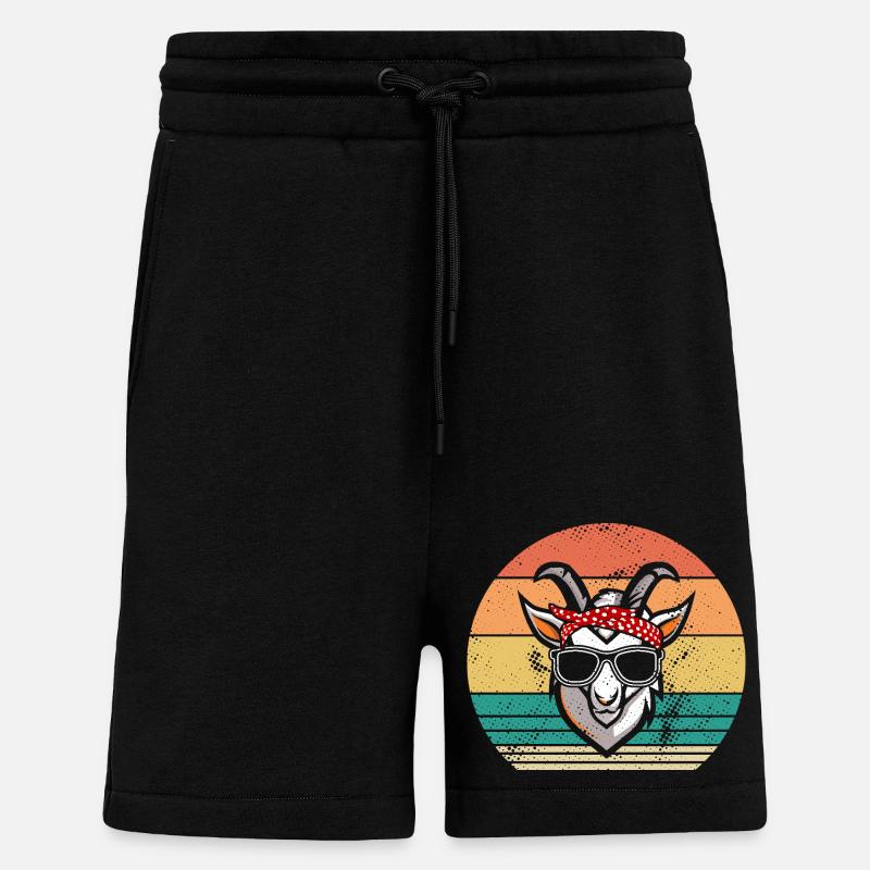 Ziegen - Shorts - made by SPREAD - SOLID BLACK