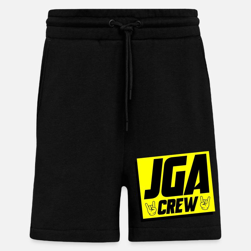 Jga Crew Junggesellenabschied - Shorts - made by SPREAD - SOLID BLACK
