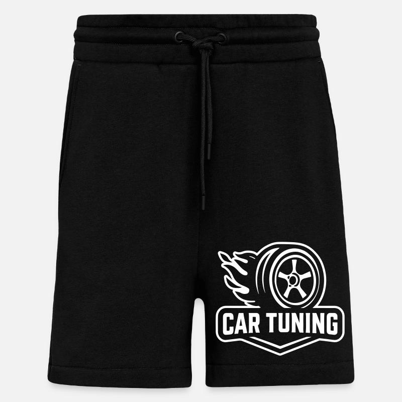 Auto Tuning Autoreifen - Shorts - made by SPREAD - SOLID BLACK