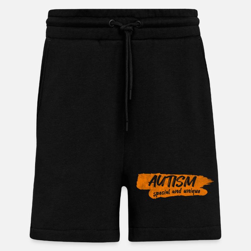 Autismus - Shorts - made by SPREAD - SOLID BLACK