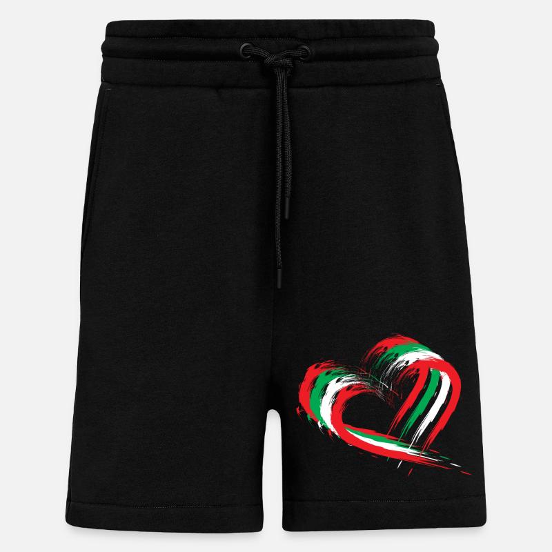 Liban - Short bio décontracté fabriqué en UE - SOLID BLACK