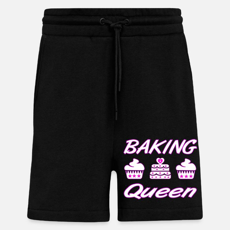 Cuire - Short bio décontracté fabriqué en UE - SOLID BLACK