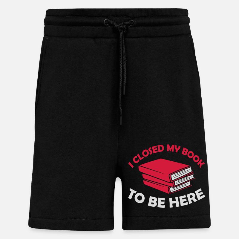 I closed my book - Shorts - made by SPREAD - SOLID BLACK
