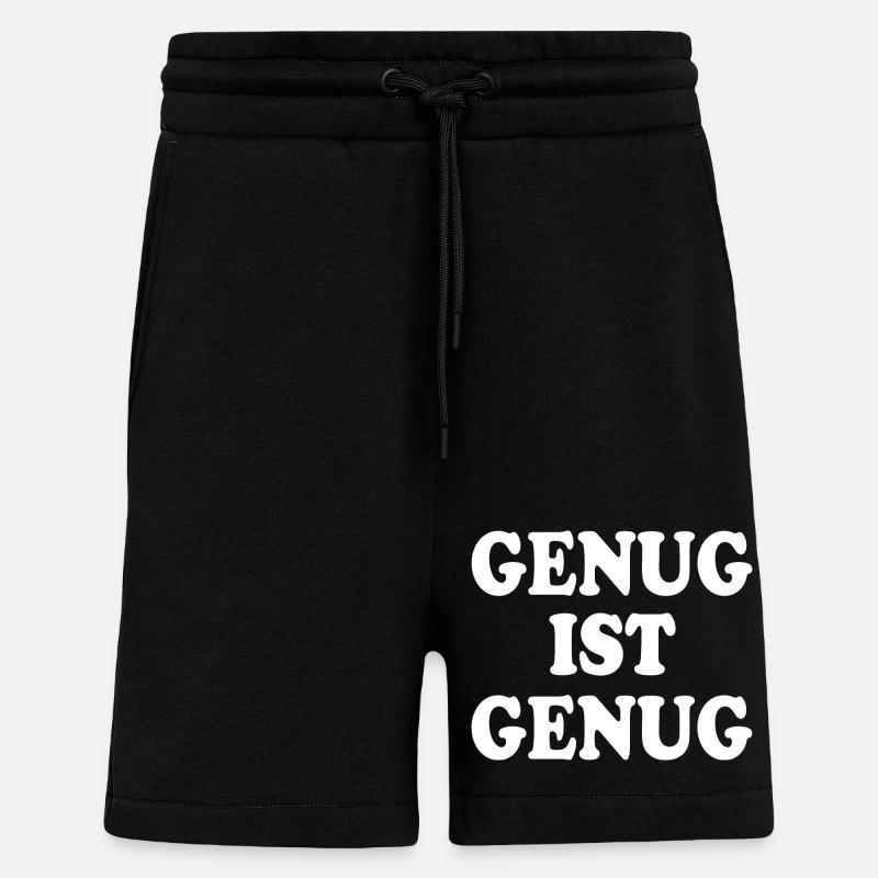 Genug ist genug - Shorts - made by SPREAD - SOLID BLACK