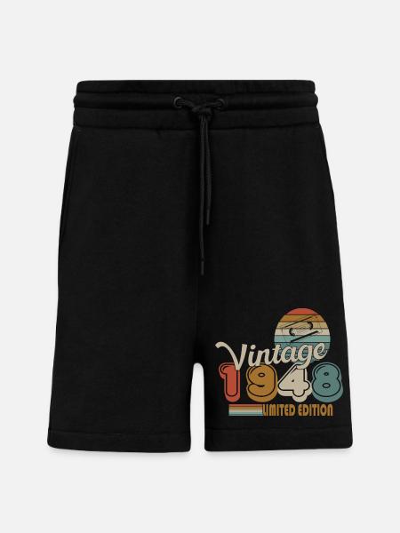 1948 - Shorts - made by SPREAD - SOLID BLACK
