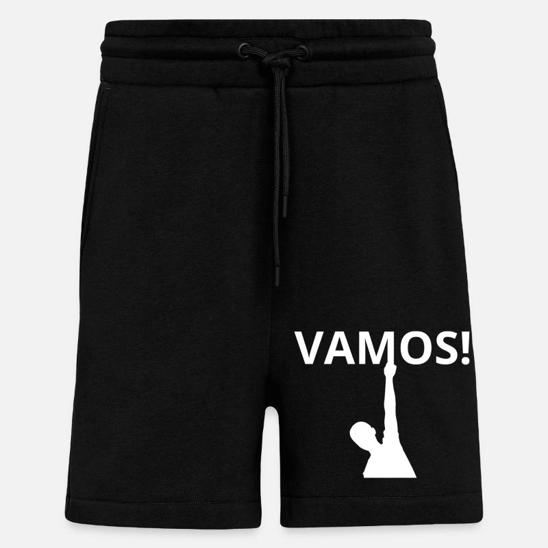 Vamos - Short bio décontracté fabriqué en UE - SOLID BLACK