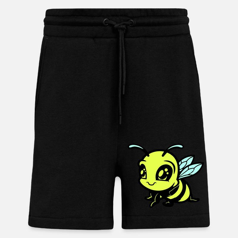 biene hummel comic - Shorts - made by SPREAD - SOLID BLACK