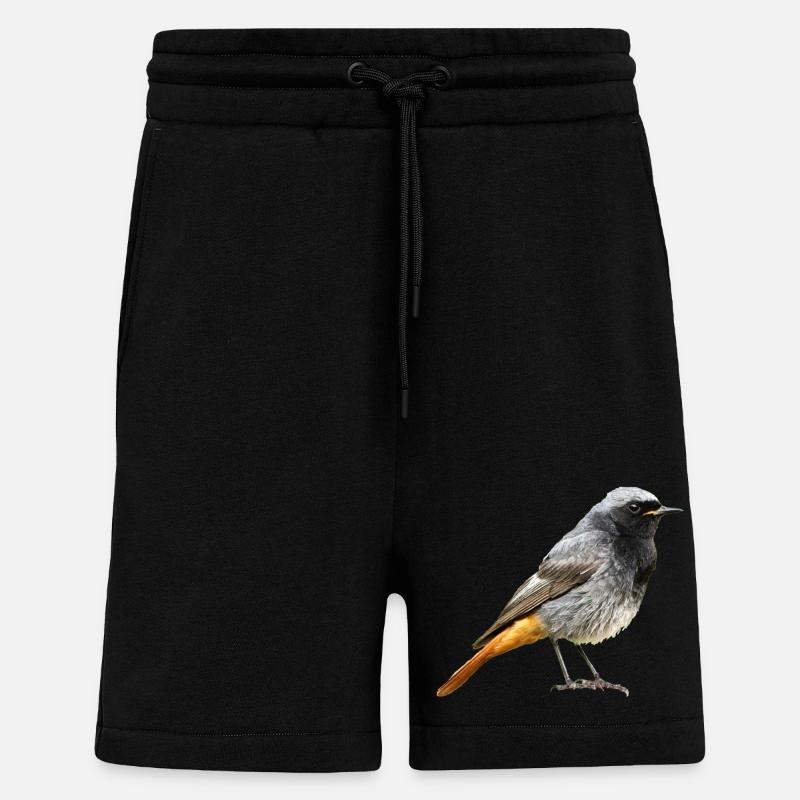 Rotschwanz Robin - Shorts - made by SPREAD - SOLID BLACK