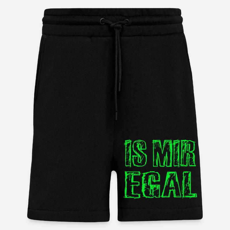 Is Mir Egal - Shorts - made by SPREAD - SOLID BLACK