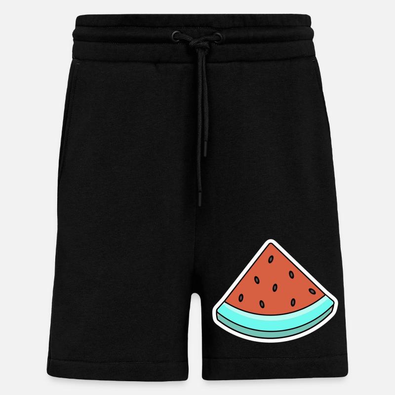 Melone Summer Comic - Shorts - made by SPREAD - SOLID BLACK