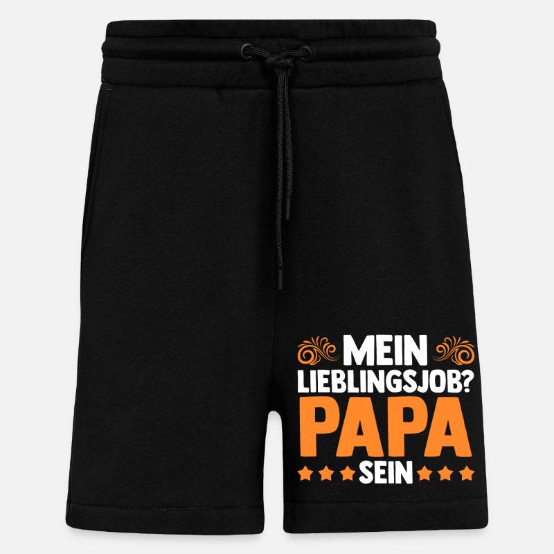 Father Dad - Shorts - made by SPREAD - SOLID BLACK