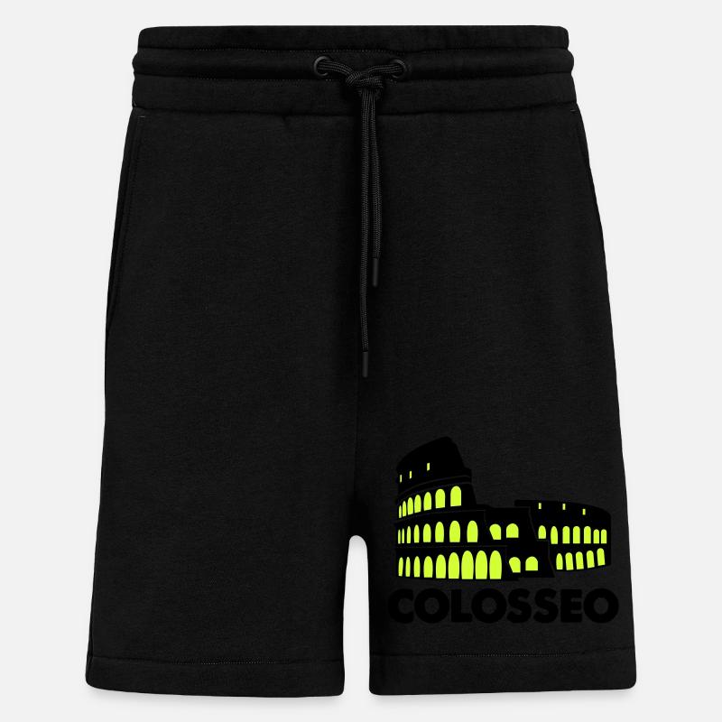 kolosseum colosseo - Shorts - made by SPREAD - SOLID BLACK