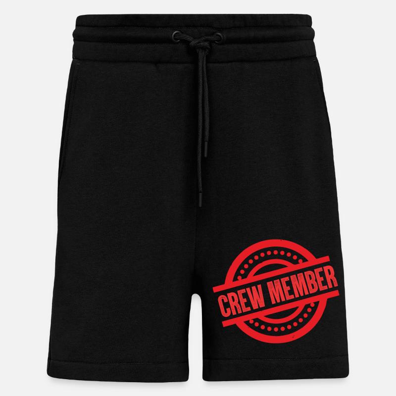 Crew Mitglied - Shorts - made by SPREAD - SOLID BLACK