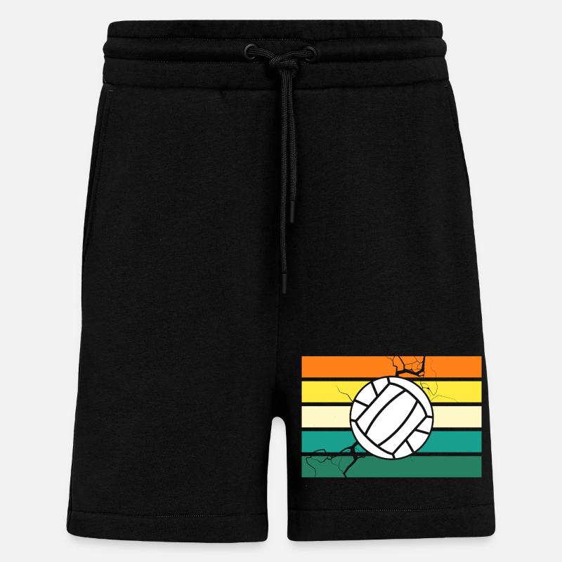 Joueurs de handball Handball - Short bio décontracté fabriqué en UE - SOLID BLACK
