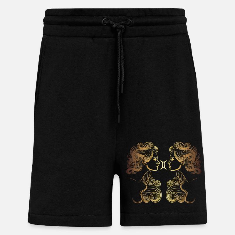 gemini2 Zeichenfläche 1 - Shorts - made by SPREAD - SOLID BLACK