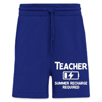 Teacher Summer Recharge Required - Shorts - made by SPREAD - Iconic Blue - Front