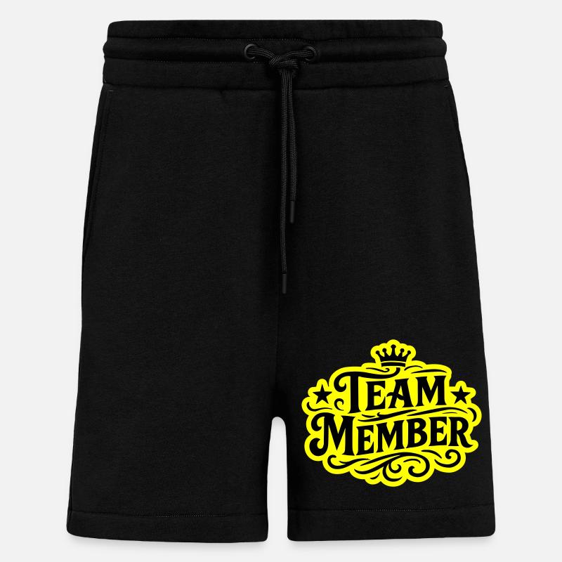 Team Mitglied Krone - Shorts - made by SPREAD - SOLID BLACK