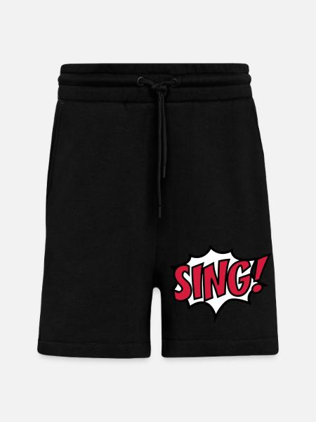 sing - Shorts - made by SPREAD - SOLID BLACK