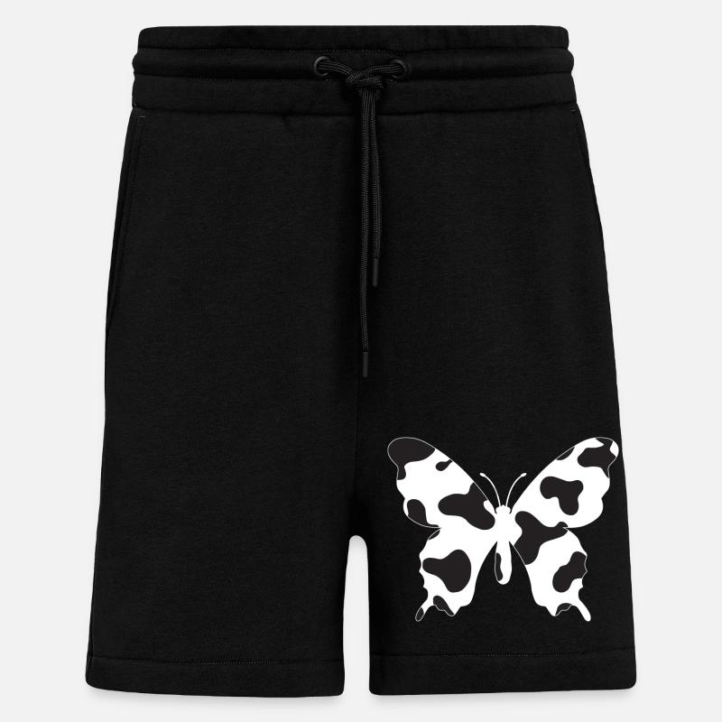 Kuhschmetterling - Shorts - made by SPREAD - SOLID BLACK