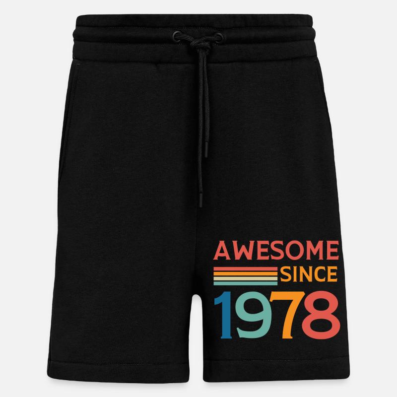 Großartig seit 1978 - Shorts - made by SPREAD - SOLID BLACK