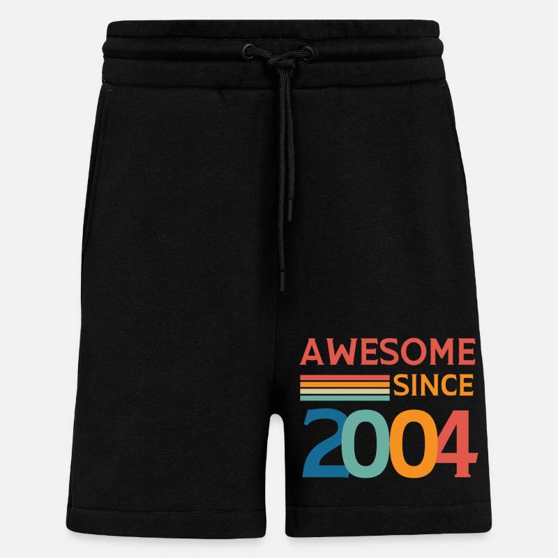 Awesome since 2004 - Shorts - made by SPREAD - SOLID BLACK