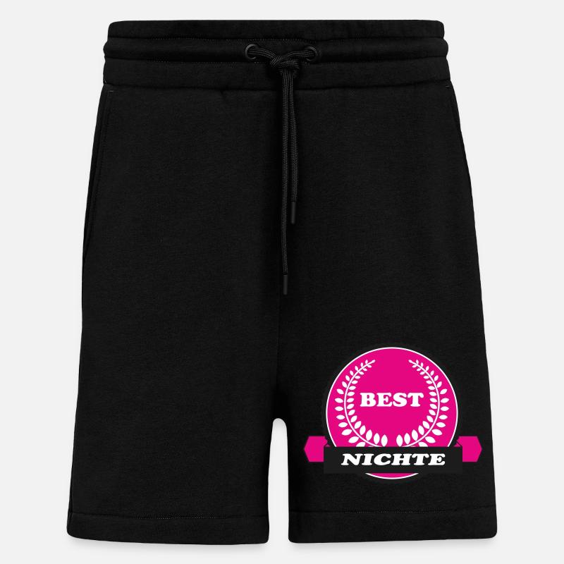 COUSIN NEFFE BRUDER - Shorts - made by SPREAD - SOLID BLACK