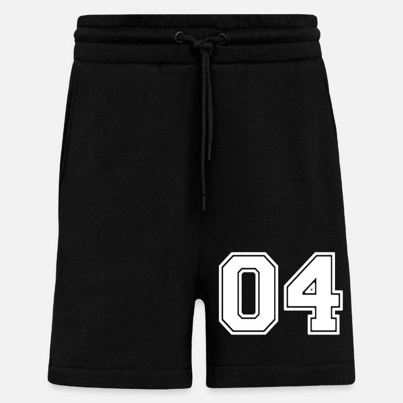 04 - Short bio décontracté fabriqué en UE - SOLID BLACK