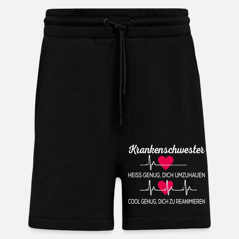 Krankenschwester - Shorts - made by SPREAD - SOLID BLACK