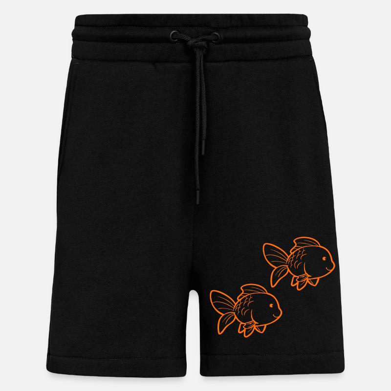 Goldfische - Shorts - made by SPREAD - SOLID BLACK
