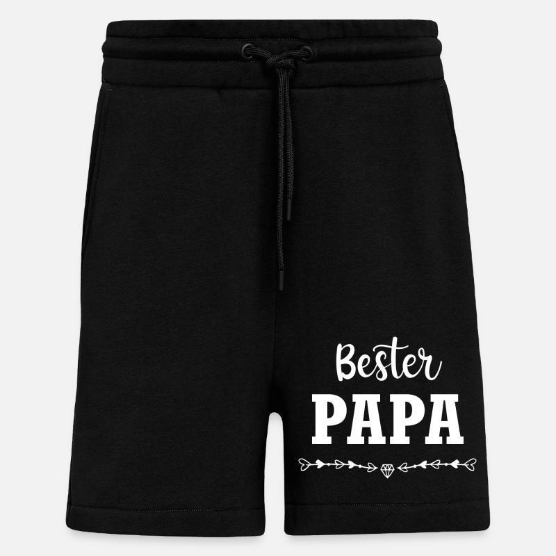 Bester Papa - Shorts - made by SPREAD - SOLID BLACK