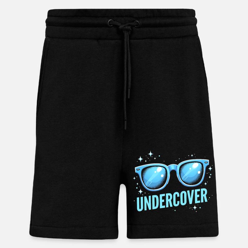 Déguisement Undercover - Sunglasses Fun - Short bio décontracté fabriqué en UE - SOLID BLACK