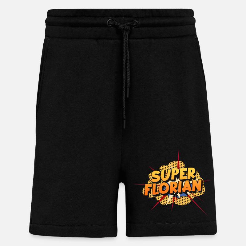Florian - Short bio décontracté fabriqué en UE - SOLID BLACK