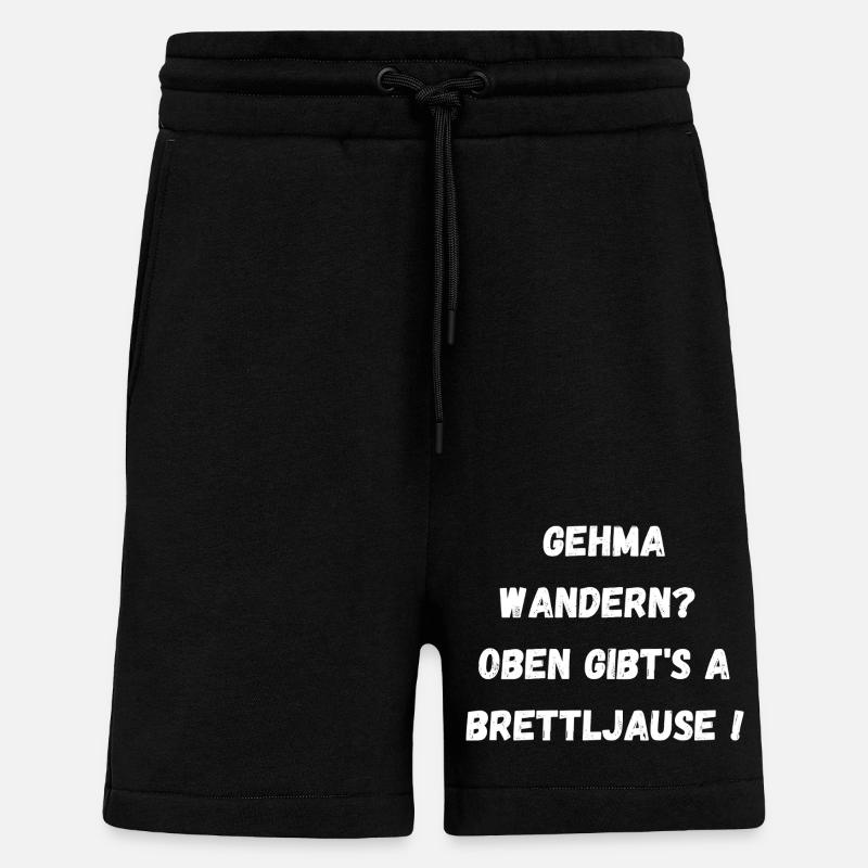 Brettljause - Shorts - made by SPREAD - SOLID BLACK