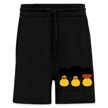 Funky Chicks - Shorts - made by SPREAD - SOLID BLACK - Vorne