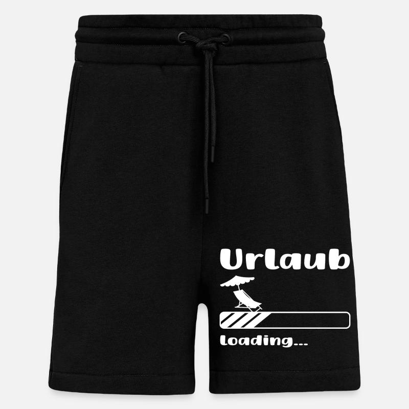Urlaub loading - Shorts - made by SPREAD - SOLID BLACK