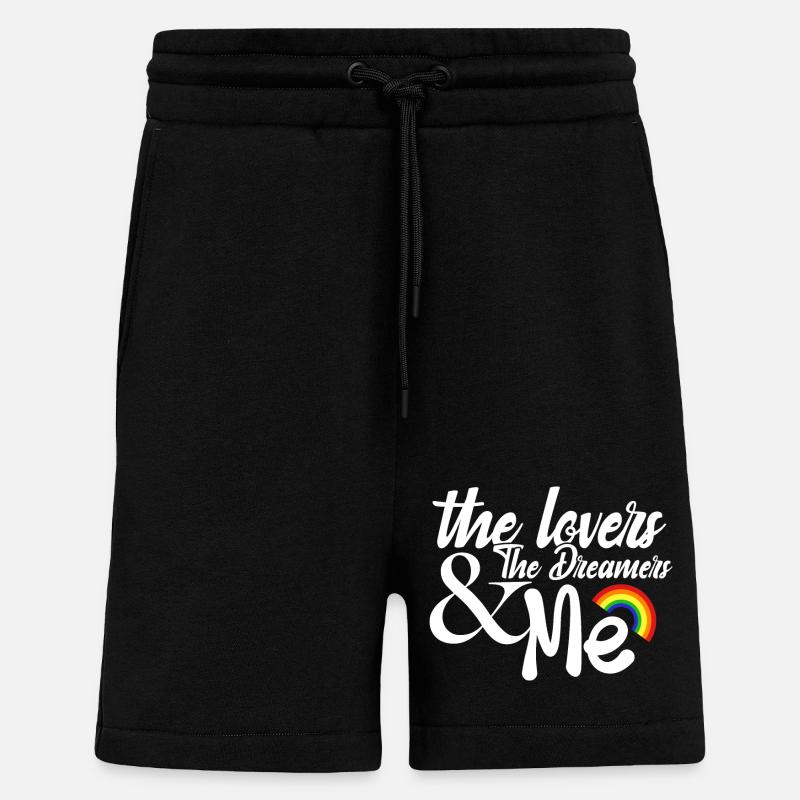 Rainbow Connection - Shorts - made by SPREAD - SOLID BLACK