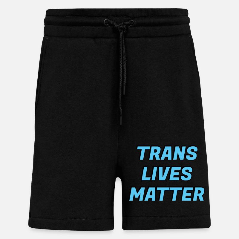 Trans-Leben zählen - Shorts - made by SPREAD - SOLID BLACK