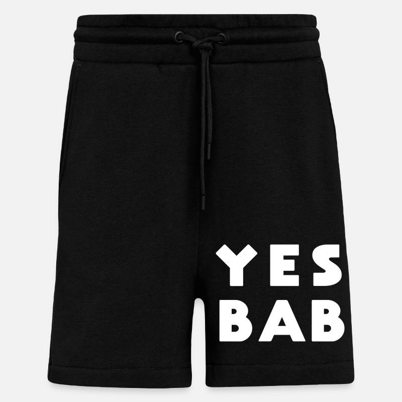 Bab Birmingham Argot - Short bio décontracté fabriqué en UE - SOLID BLACK