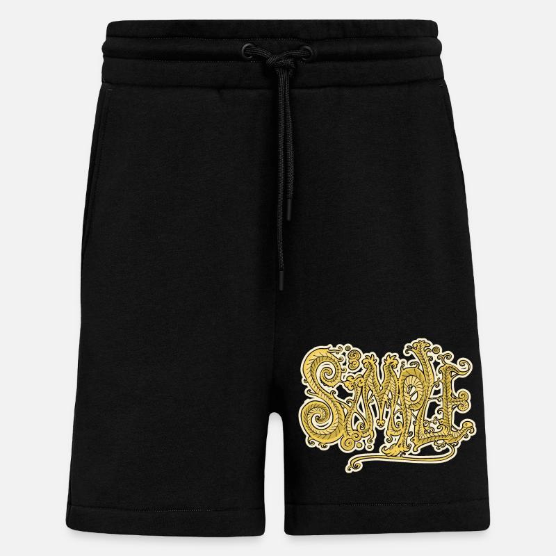 Graff Simple - Shorts - made by SPREAD - SOLID BLACK