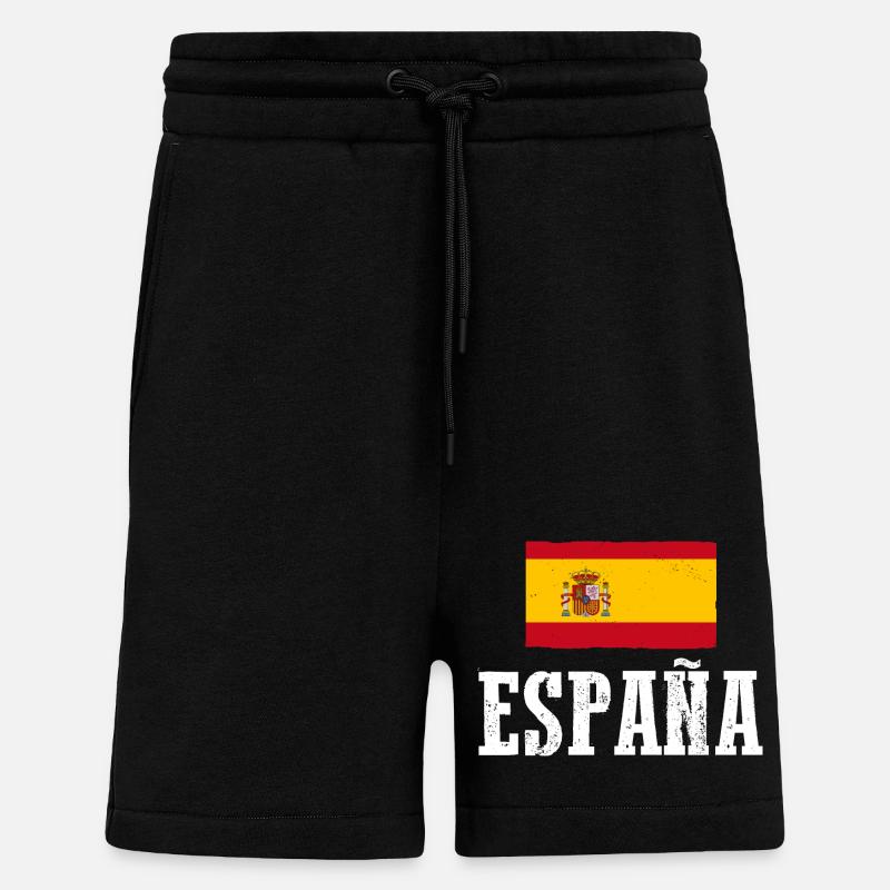 Spanier Spanien - Shorts - made by SPREAD - SOLID BLACK