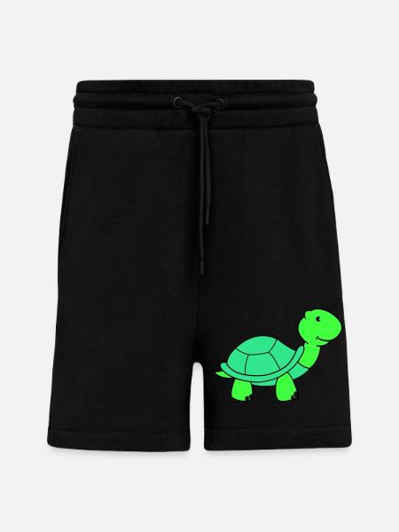 turtle - Shorts - made by SPREAD - SOLID BLACK